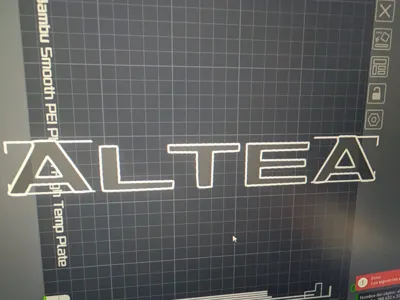 Seat Altea typography