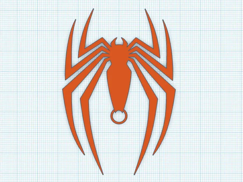 Spiderman Keychain Logo 5 Spider-man