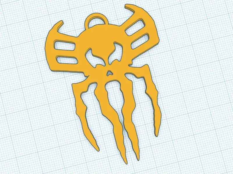 Spiderman Keychain Logo 4 Spider-man
