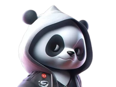 Petit panda façon rappeur