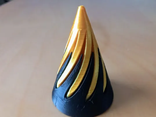 Spiral Cone Fidget (Less Filament)