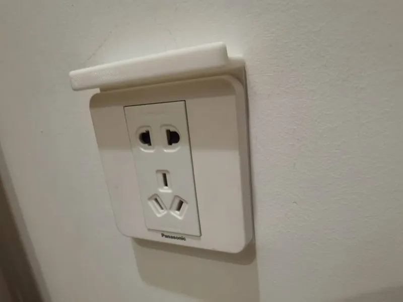 86型插座面板嵌入式手机支架