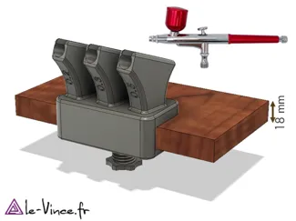 support aérographe