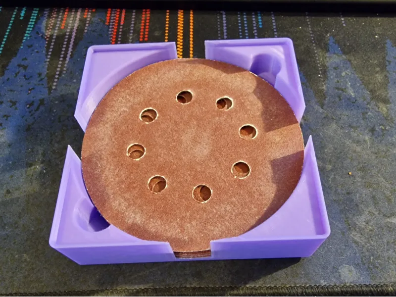 Gridfinity Box 3x3 for Sanding Discs/Pads