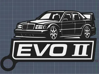 Mercedes 190E EVO II Keychain