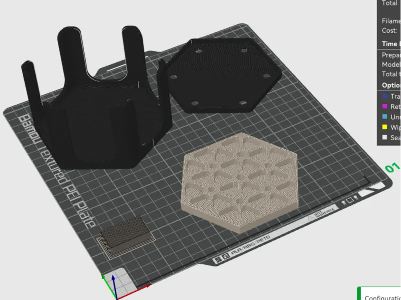 5 inch coaster with feet tool and holder