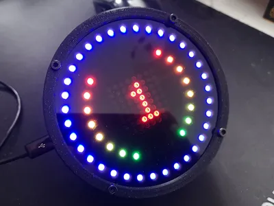 Sim Racing Round Revmeter with gear indicator