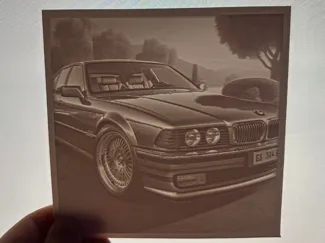 Bmw E38 Lithphane