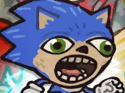 Ugly Sonic Keychain