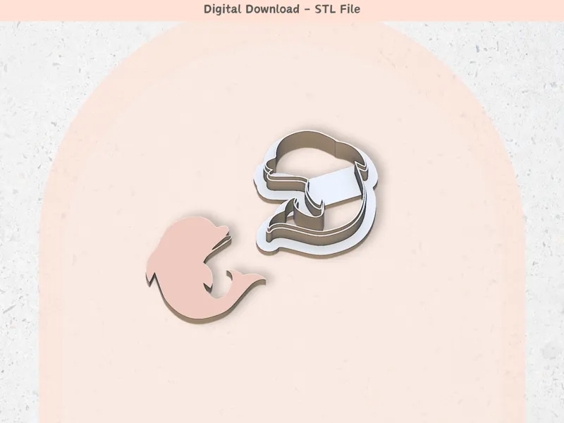 Dolphin Clay Cutters for Polymer Clay 