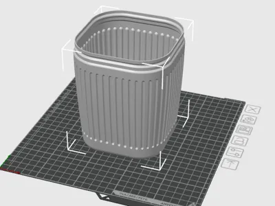 Mini Car Trash Can
