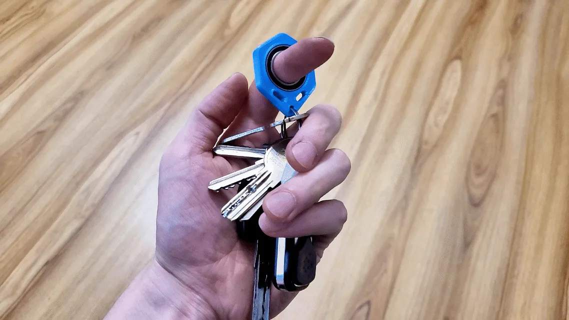 Keychain Spinner 3D Model