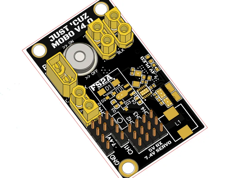 Just 'Cuz Robotics Motherboard & Soldering Jig