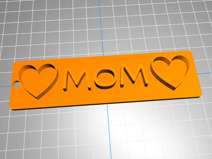 Mom Keyring