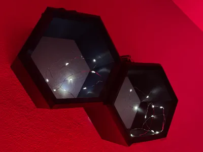 Hexagon Shelves