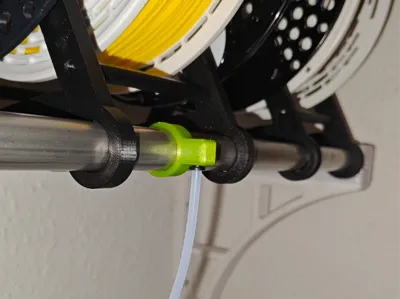 PTFE holder clamp for 18 mm beam