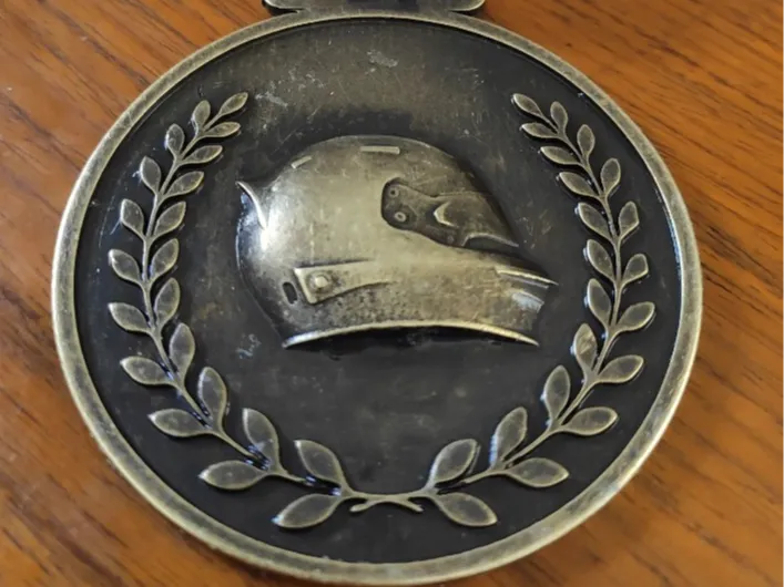 HELMET MEDAL