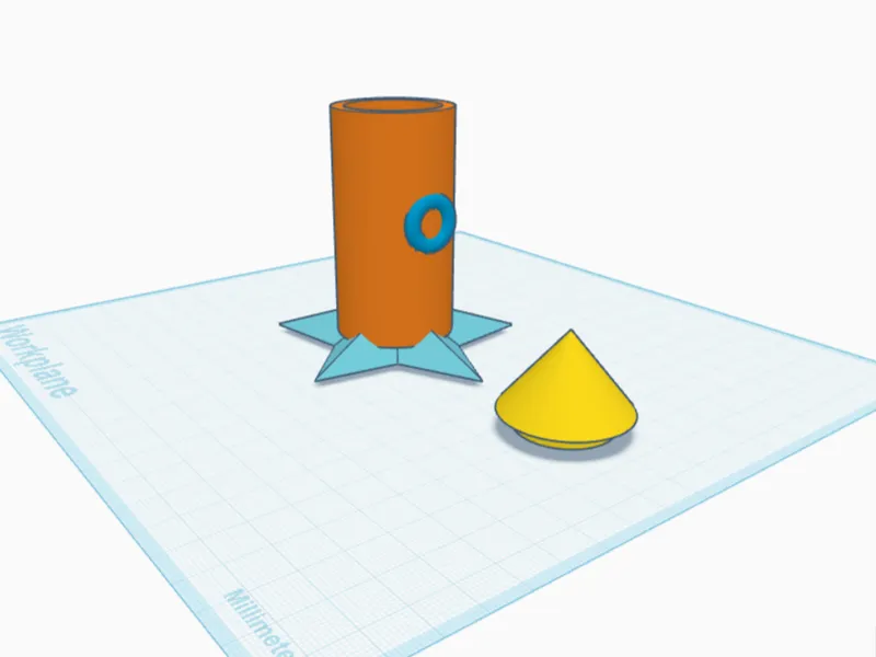 pencil holder spaceship