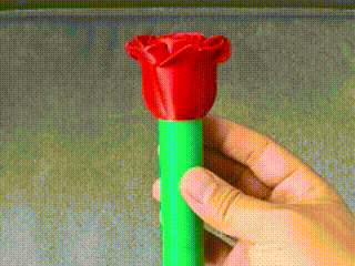玫瑰花伸缩剑 520情人节礼物 儿童玩具 