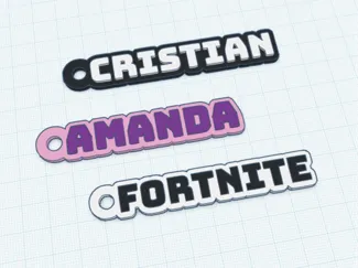 Llaveros Cristian - Amanda