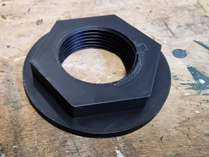 Flange nut G1 1/4 thread for EU sink
