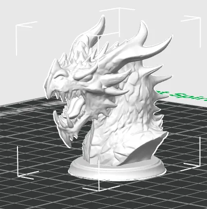 Red Dragon Head - Free 3D Print Model - MakerWorld