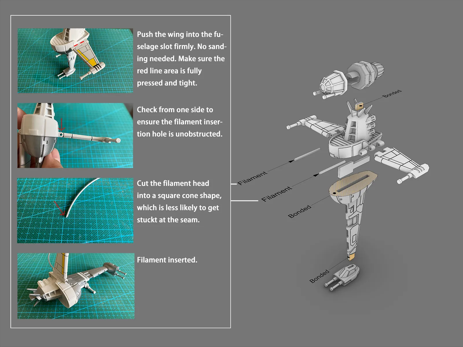 B-Wing BENCHY STARFIGHTER by REXXU MakerWorld: Download Free 3D Models