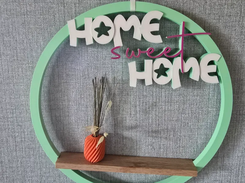 Fensterbild Home sweet Home
