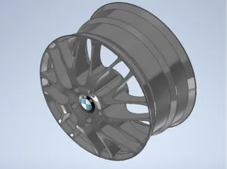 BMW wheel keychain