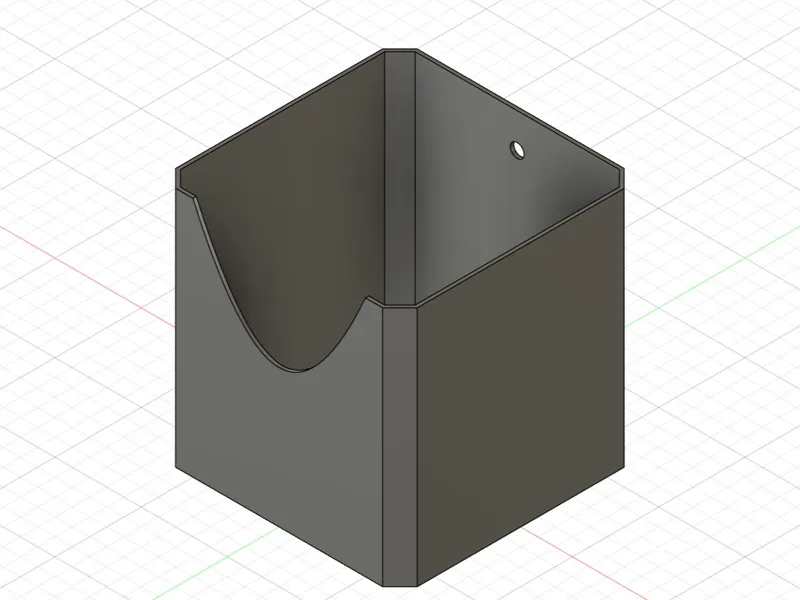 Fast nad cheap container 1mm 7x7x7 cm