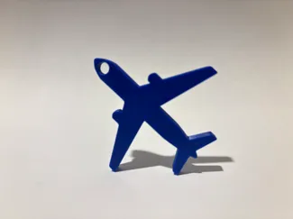 Simple Plane Keychain