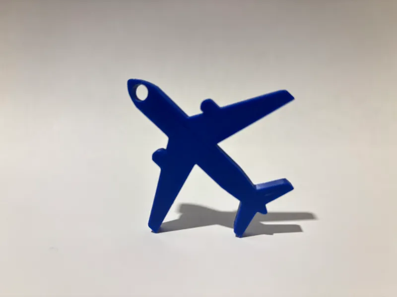 Simple Plane Keychain