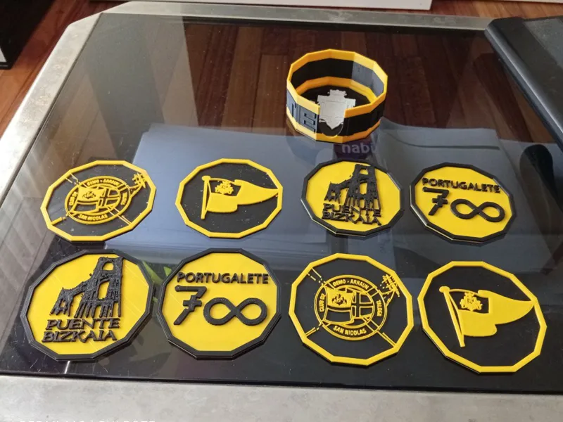 Posavasos con caja Portugalete