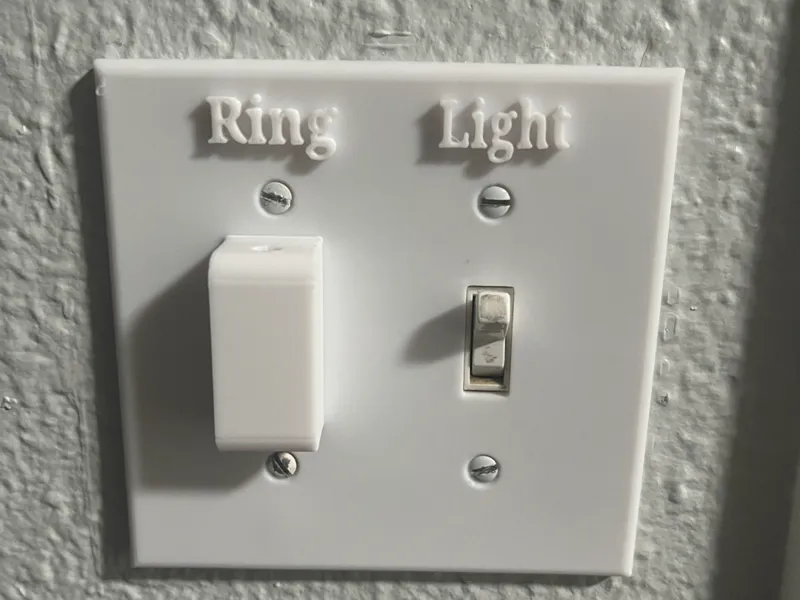 Ring camera lightswitch cover
