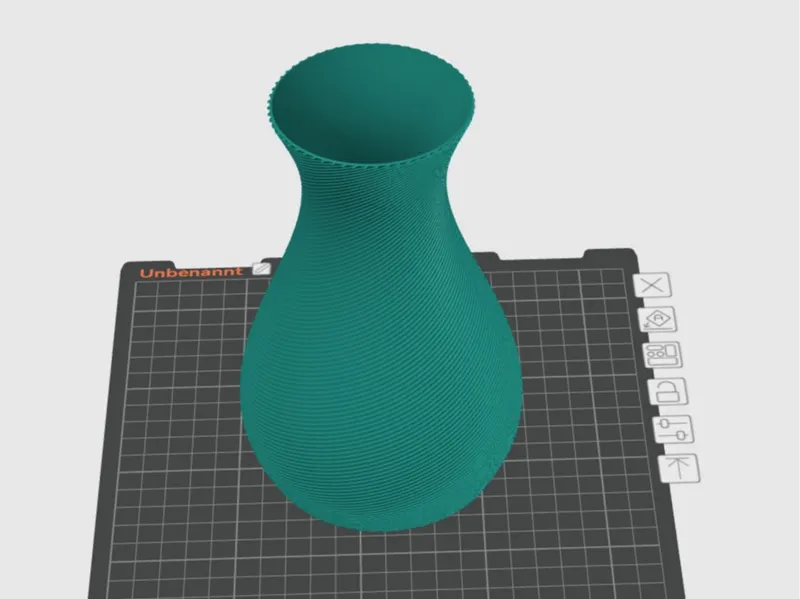 Geriffelte Vase