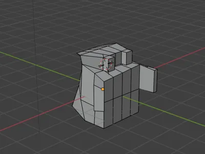Low poly robot!