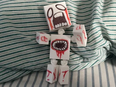 Articulated minecraft “John” 