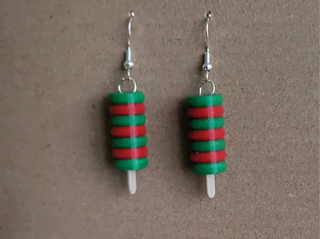 twister lolly earrings