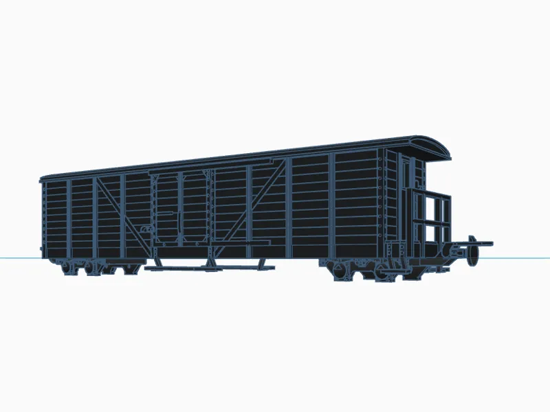 Wagon Brankard Ftdxh Typu 72W H0e