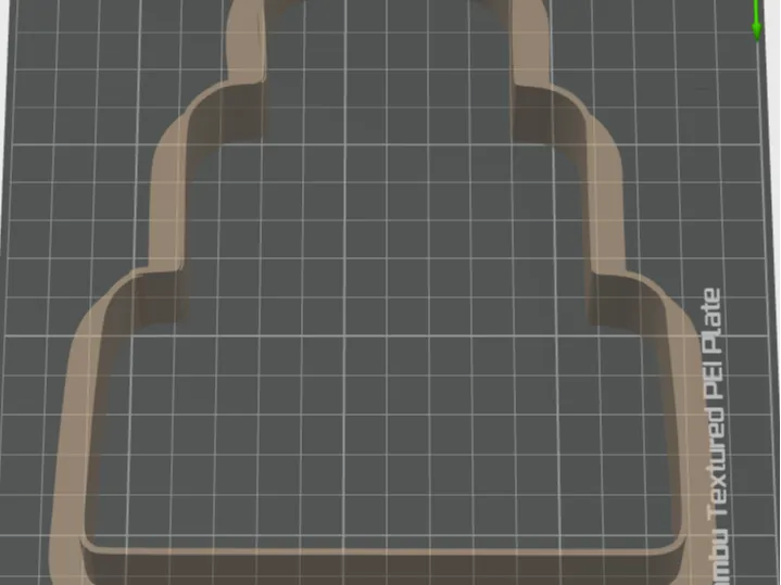 Large wedding cake cookie cutter