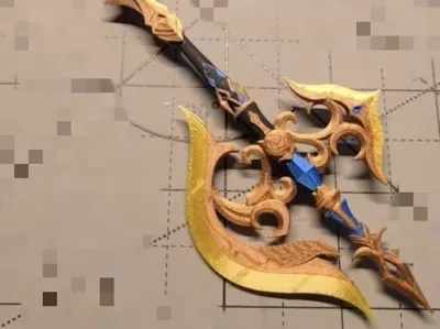 Genshin Impact Nahida's signature weapon cosplay prop, scalable for printing
