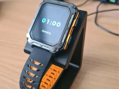 hard hat smart watch charging dock