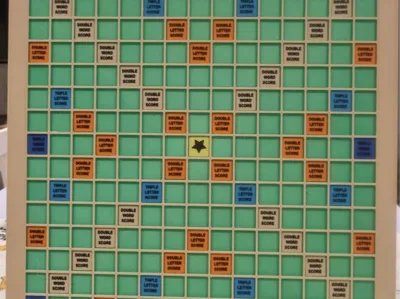 Rotating Scrabble Board for Large Printers