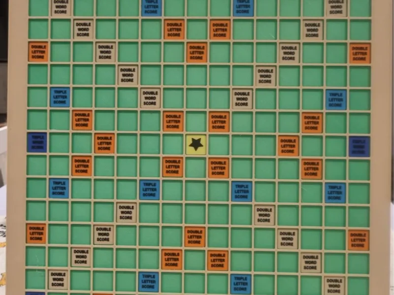 Rotating Scrabble Board for Large Printers
