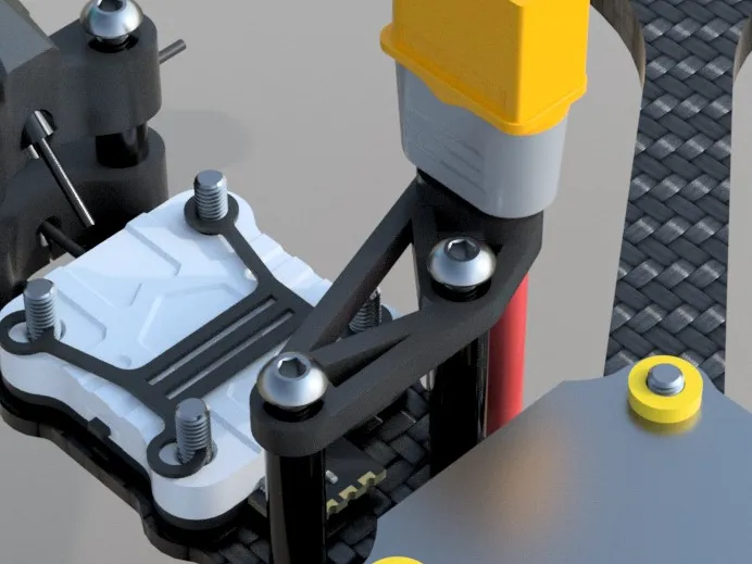 TBS Source One v5 XT60 Cable mount