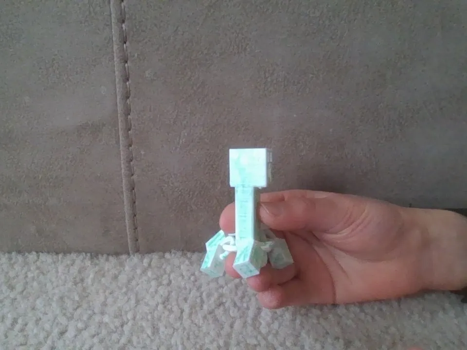 Creeper articulé Minecraft