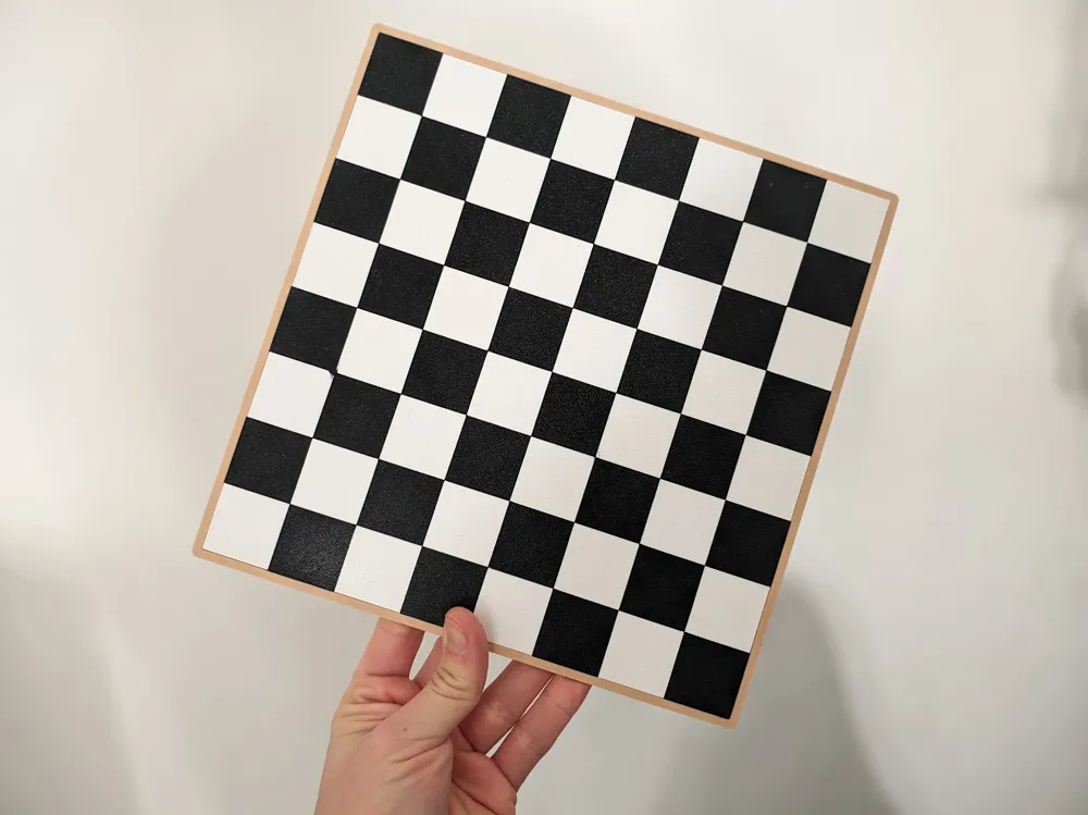 Scacchiera magnetica in plastica, pezzi a disco. portafoglio