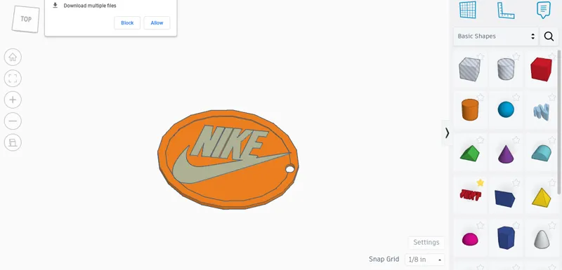 Nike keychain