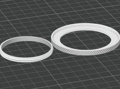 49mm to 62mm filter adapter ring