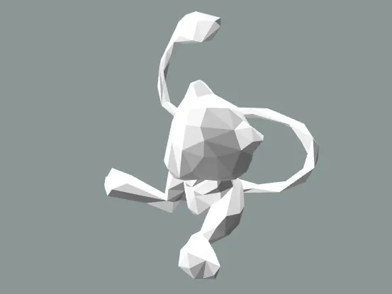 mew low poly